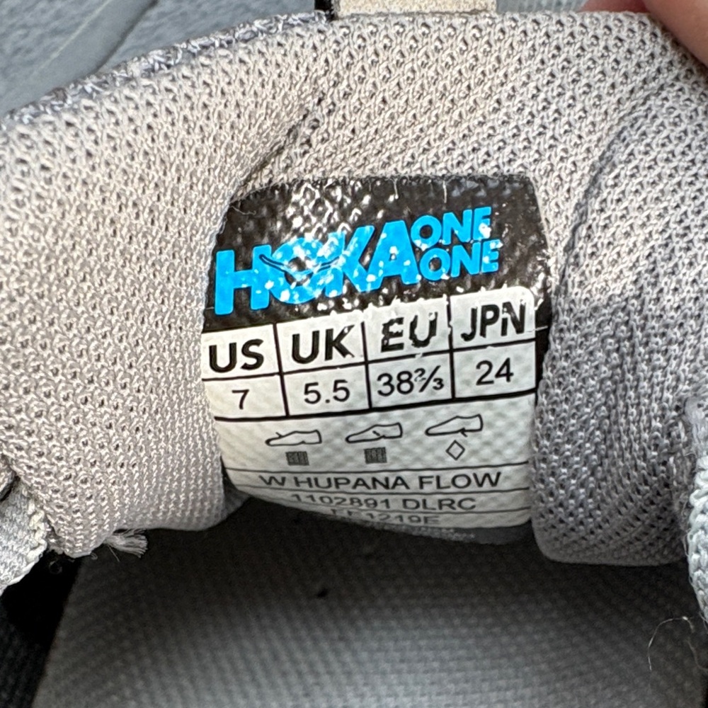 Hoka One One Women's Hupana Light Gray Sneakers - Picture 9 of 9
